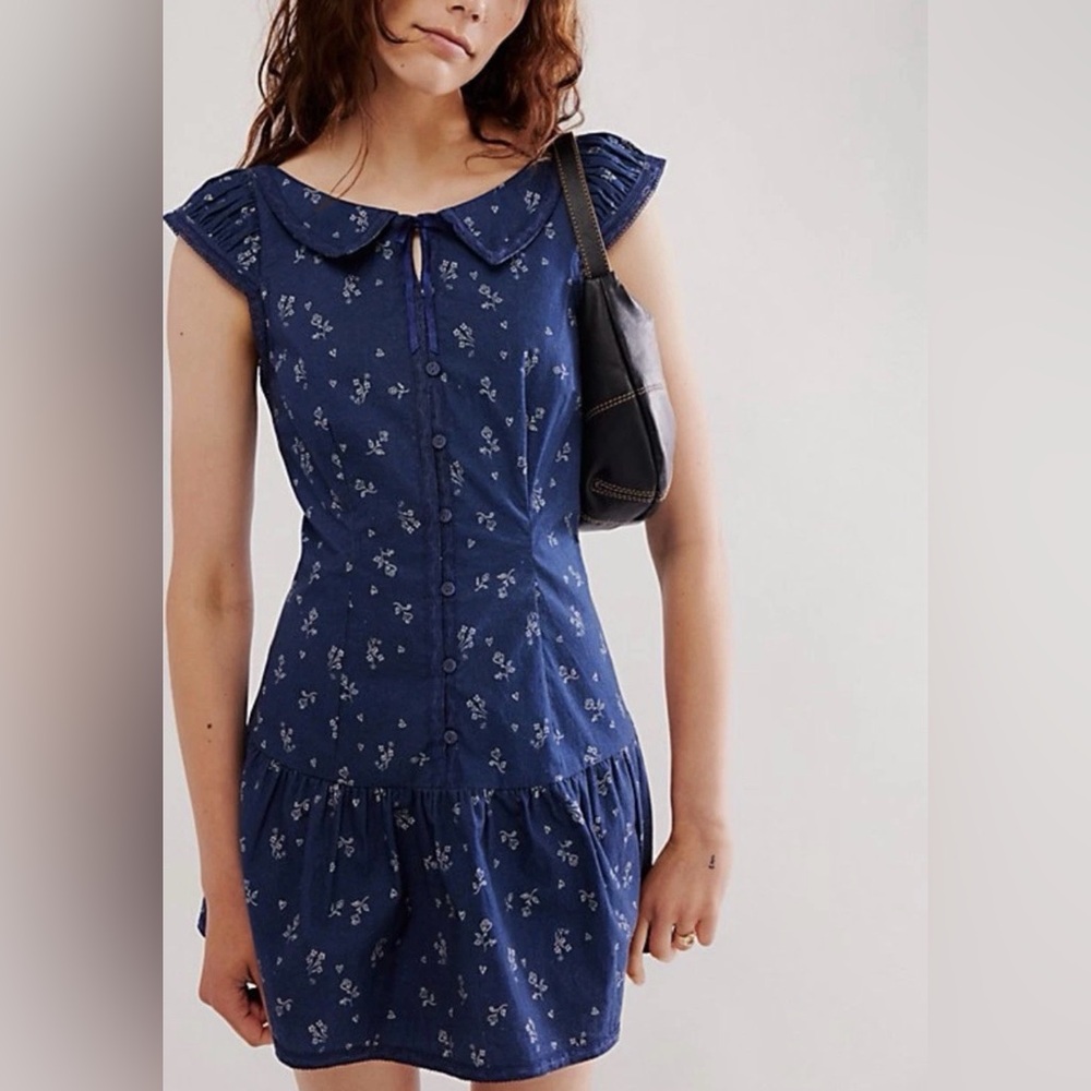 Nwot Free People Beasley Mini Dress